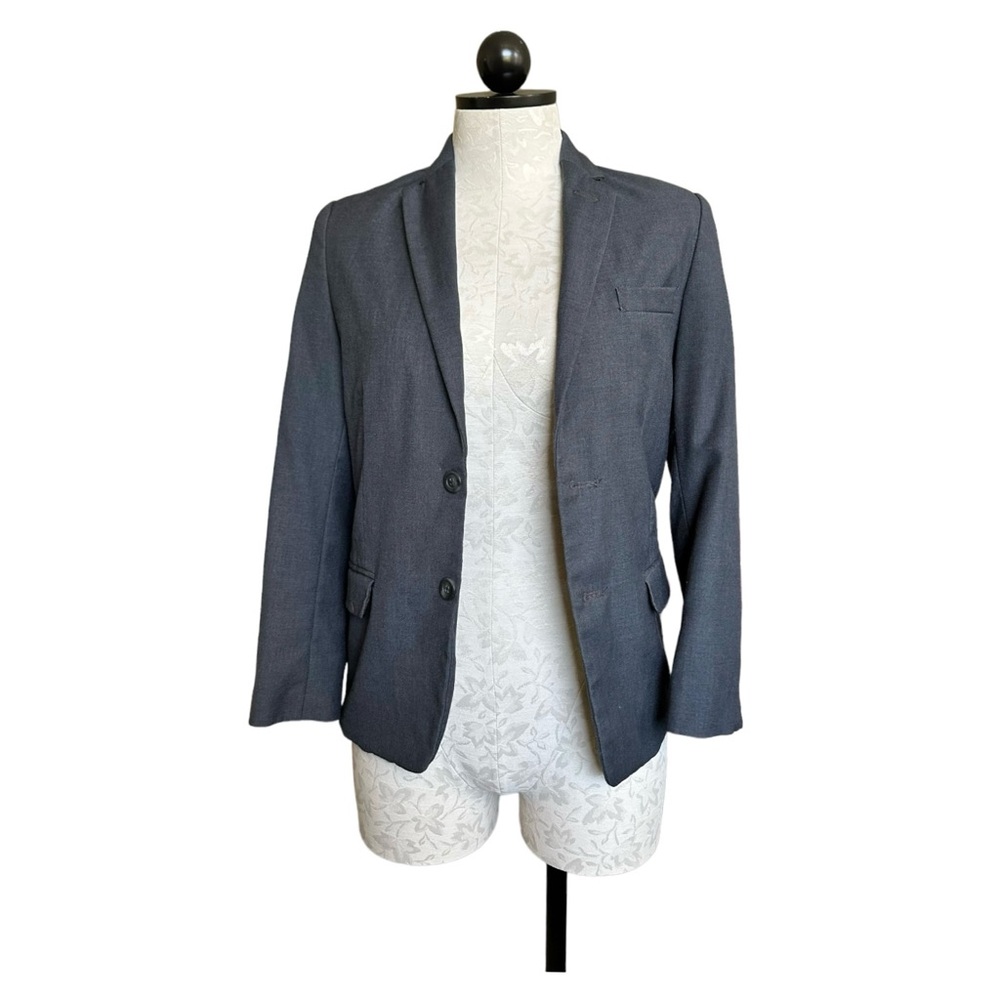 Calvin Klein Boys Gray Suit Jacket Single Breasted 2 Button Size 12 Regular - Picture 6 of 14